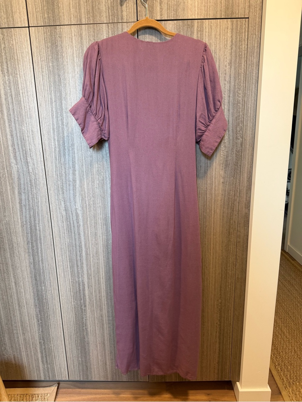 Free People Vintage Summer Midi Dress Lilac size Medium - Picture 7 of 10
